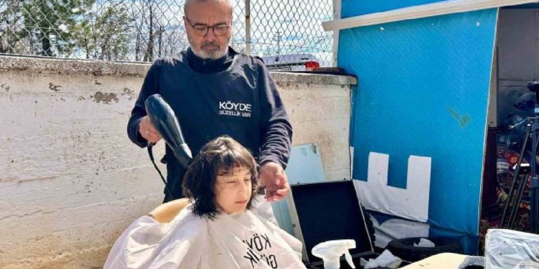 Köy köy geziyor, ücretsiz saç kesiyor: Amacı kız çocuklarına özgüven kazandırmak 3